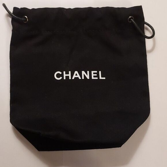 Chanel bag black pouch drawstring bag - Picture 1 of 8